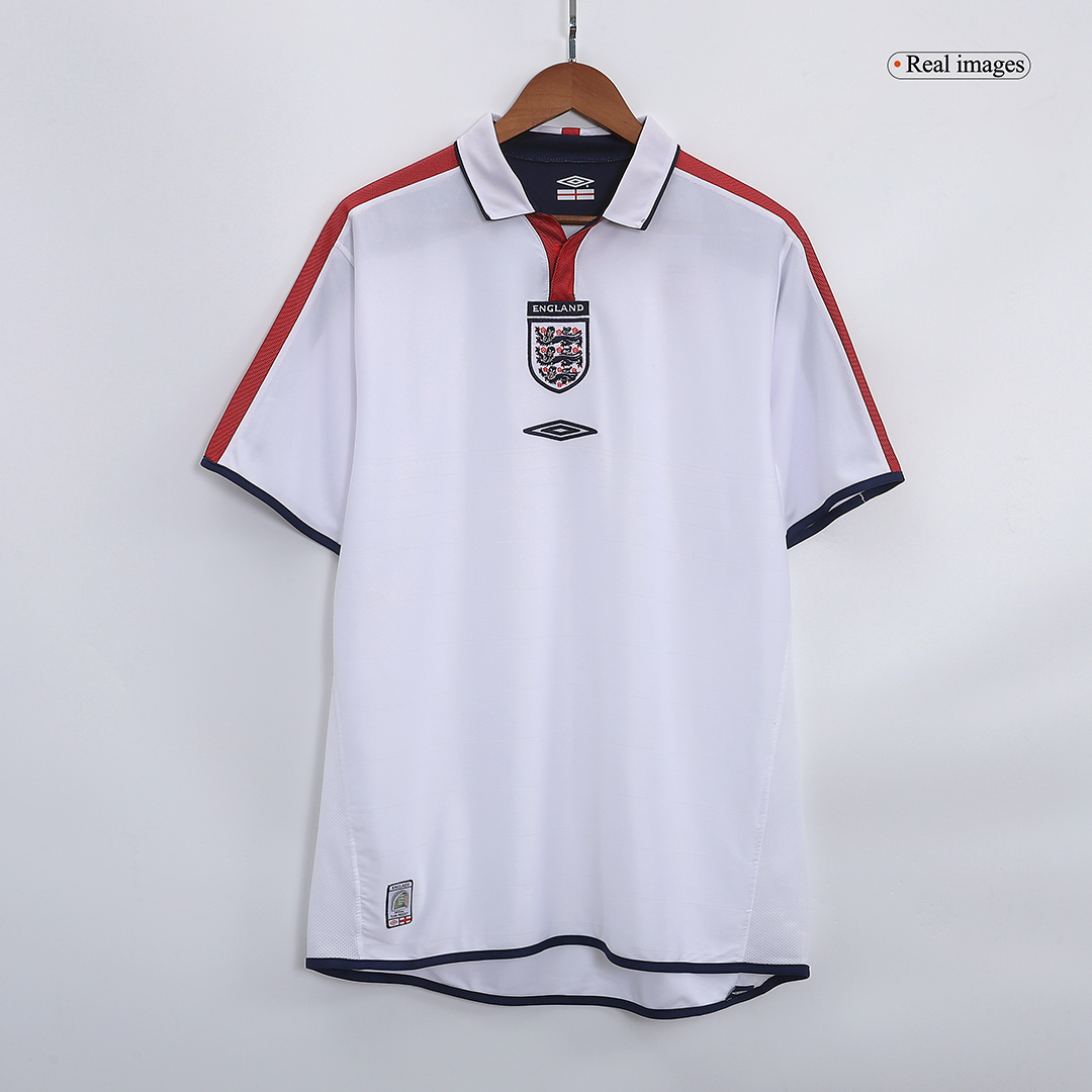 England 2004 Retro Jersey Home Soccer Shirt - bestsoccerstore