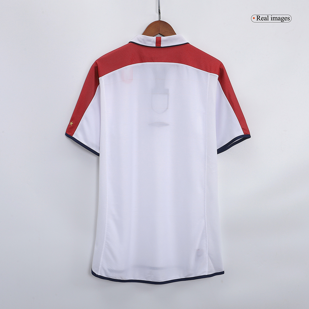 England 2004 Retro Jersey Home Soccer Shirt - bestsoccerstore