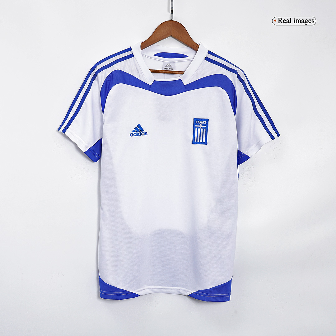 Greece Euro Cup 2004 Retro Jersey Away Soccer Shirt - bestsoccerstore