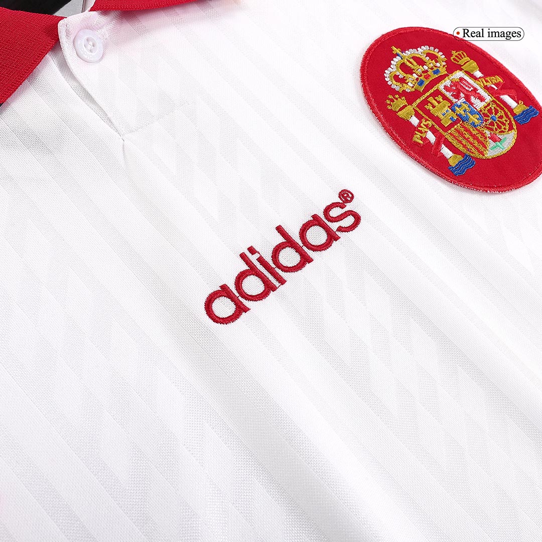 Spain 1994 Retro Jersey Away Soccer Shirt - bestsoccerstore
