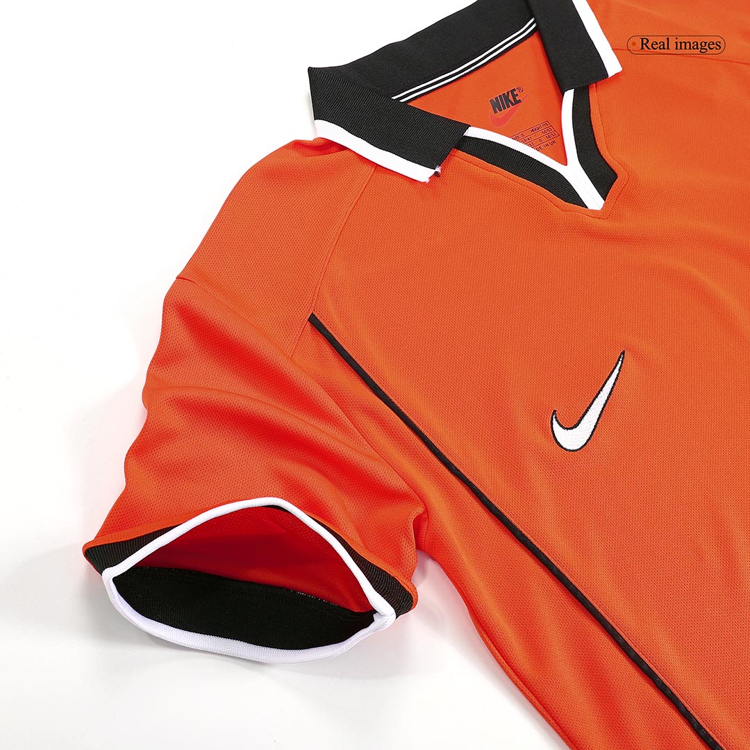 Netherlands 1998 Retro Jersey Home Soccer Shirt - bestsoccerstore