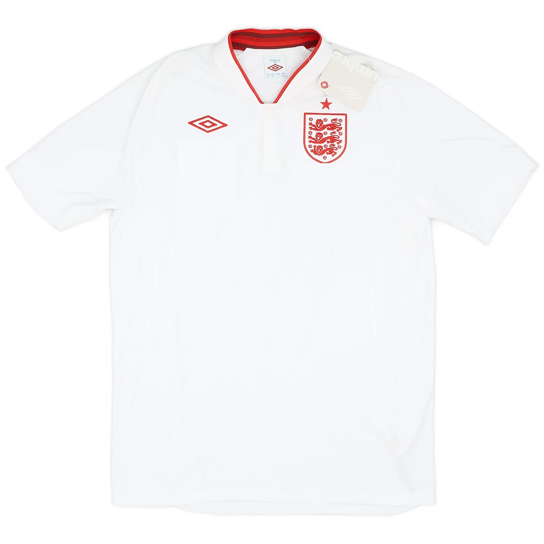 England 2012 Retro Jersey Home Soccer Shirt - bestsoccerstore