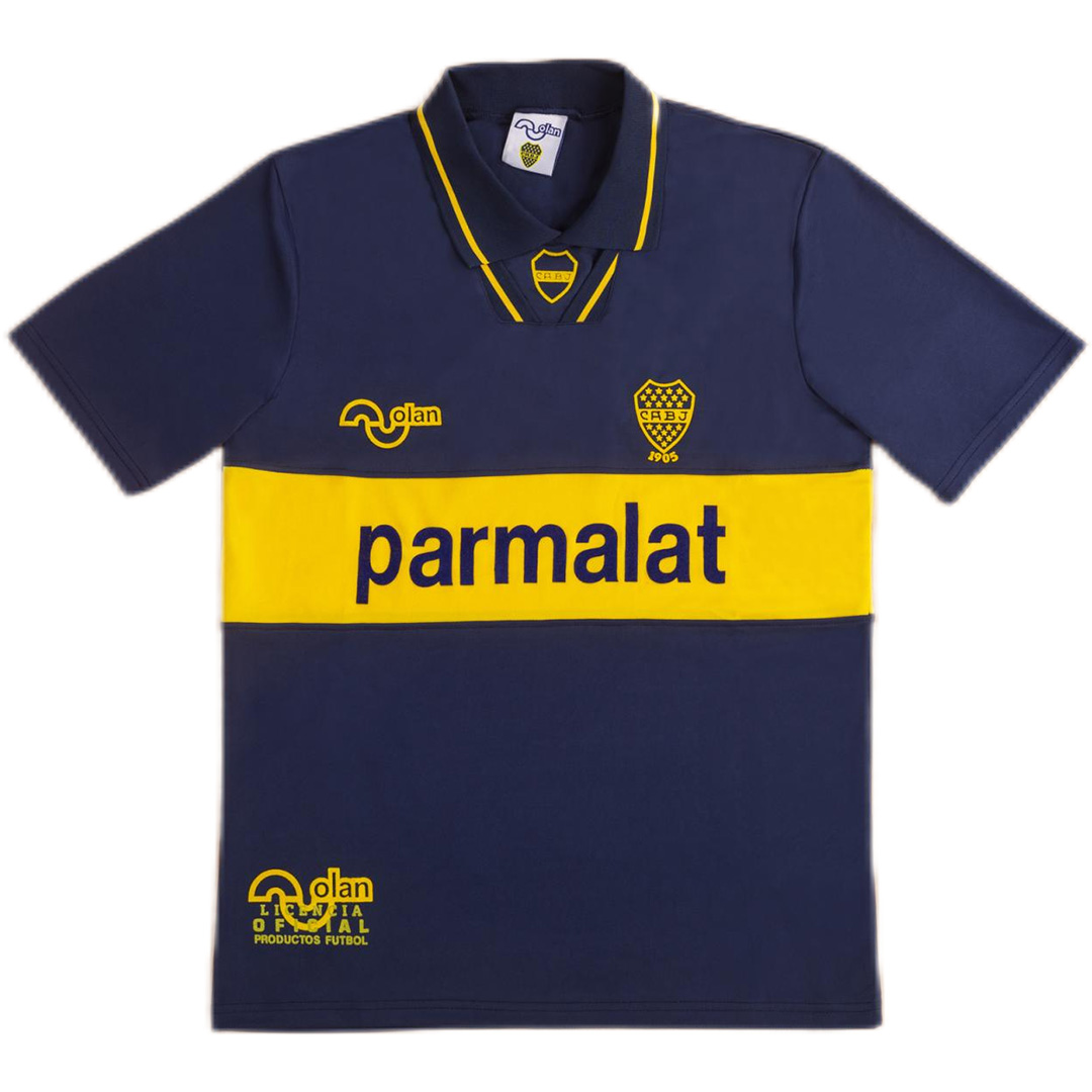 Boca Juniors 1993/95 Retro Jersey Home Soccer Shirt - bestsoccerstore