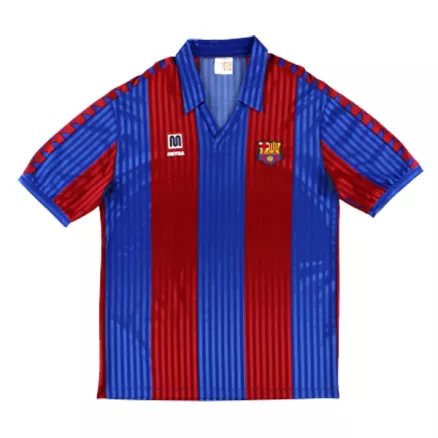 Barcelona Jersey Custom Home Soccer Jersey 1992 - bestsoccerstore