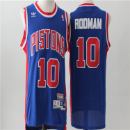Detroit Pistons Jersey Dennis Rodman #10 NBA Jersey