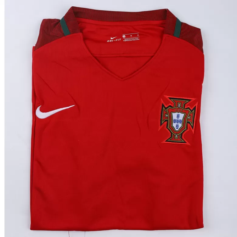 Portugal Retro Jersey Home Soccer Shirt 2016 - bestsoccerstore