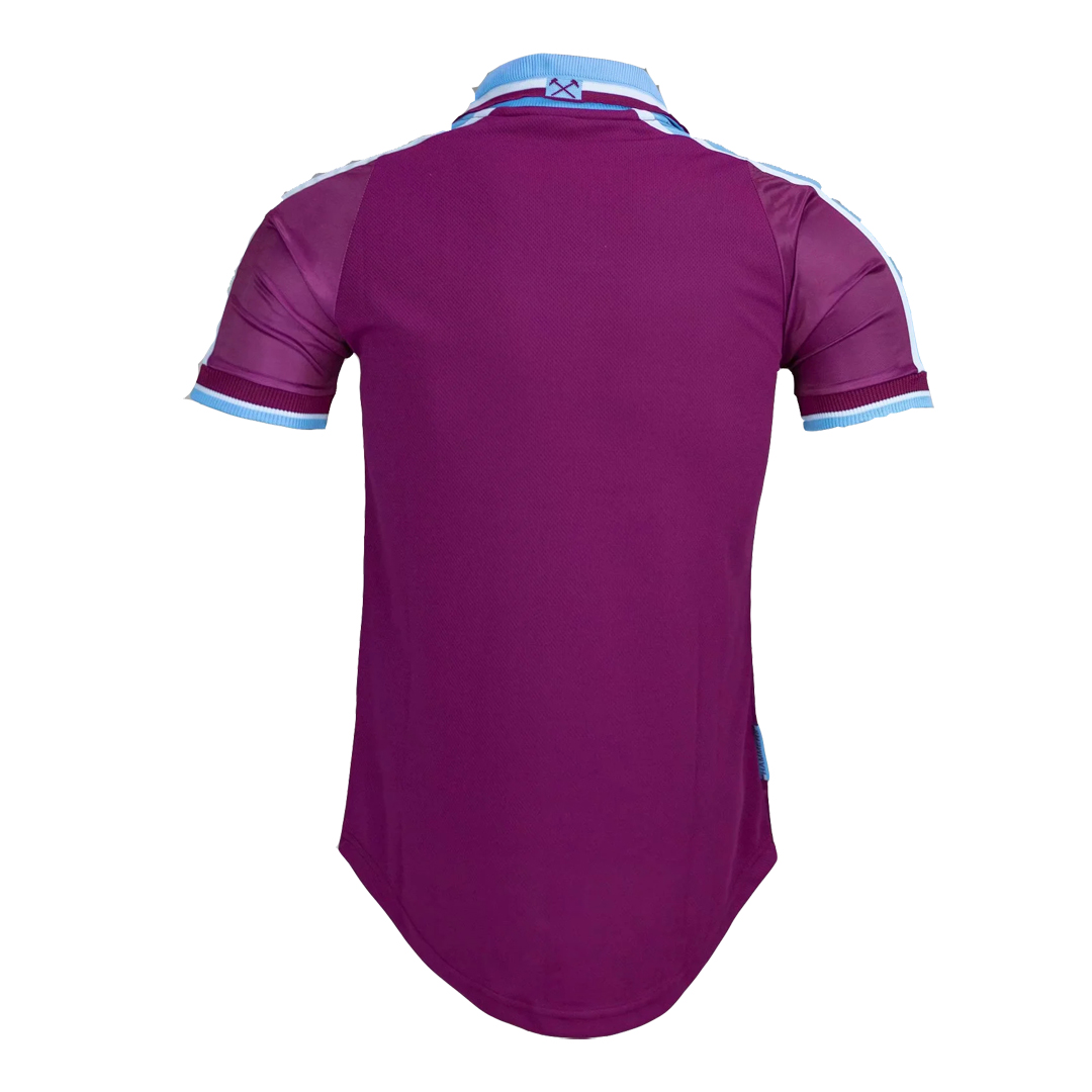 bestsoccerstore | 99/01 West Ham United Home Purple Soccer Jerseys Shirt | West Ham United