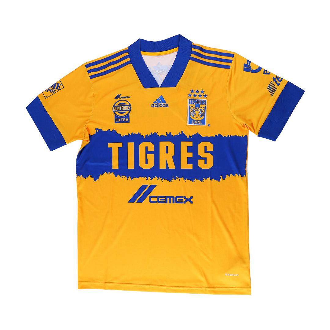 NEW 2020-2021 Tigres UANL Home/Away Soccer Jersey Short Sleeve Men's T Shirt 