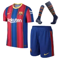 Barcelona Jersey Custom Home Soccer Jersey 2020/21 - bestsoccerstore