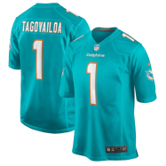Tua Tagovailoa Miami Dolphins 2020 NFL Draft First Round Pick Game Jersey - Aqua