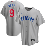 Javier Baez Chicago Cubs Road 2020 Replica Player Jersey - Gray