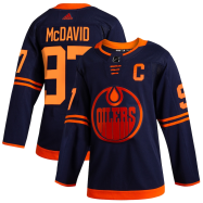 Connor McDavid #97 Edmonton Oilers NHL Alternate Authentic Player Jersey - Navy