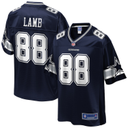 CeeDee Lamb Dallas Cowboys NFL Pro Line Logo Player Jersey - Navy