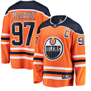Connor McDavid #97 Edmonton Oilers NHL Breakaway Player Jersey - Orange