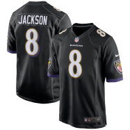 Lamar Jackson Baltimore Ravens Game Jersey - Black