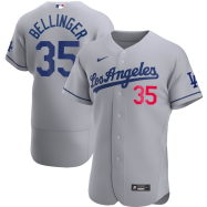 Cody Bellinger Los Angeles Dodgers Road 2020 Authentic Player Jersey - Gray
