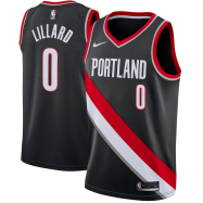 Portland Trail Blazers Jersey Damian Lillard #0 NBA Jersey