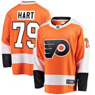 Carter Hart #79 Philadelphia Flyers Home NHL Premier Breakaway Player Jersey - Orange