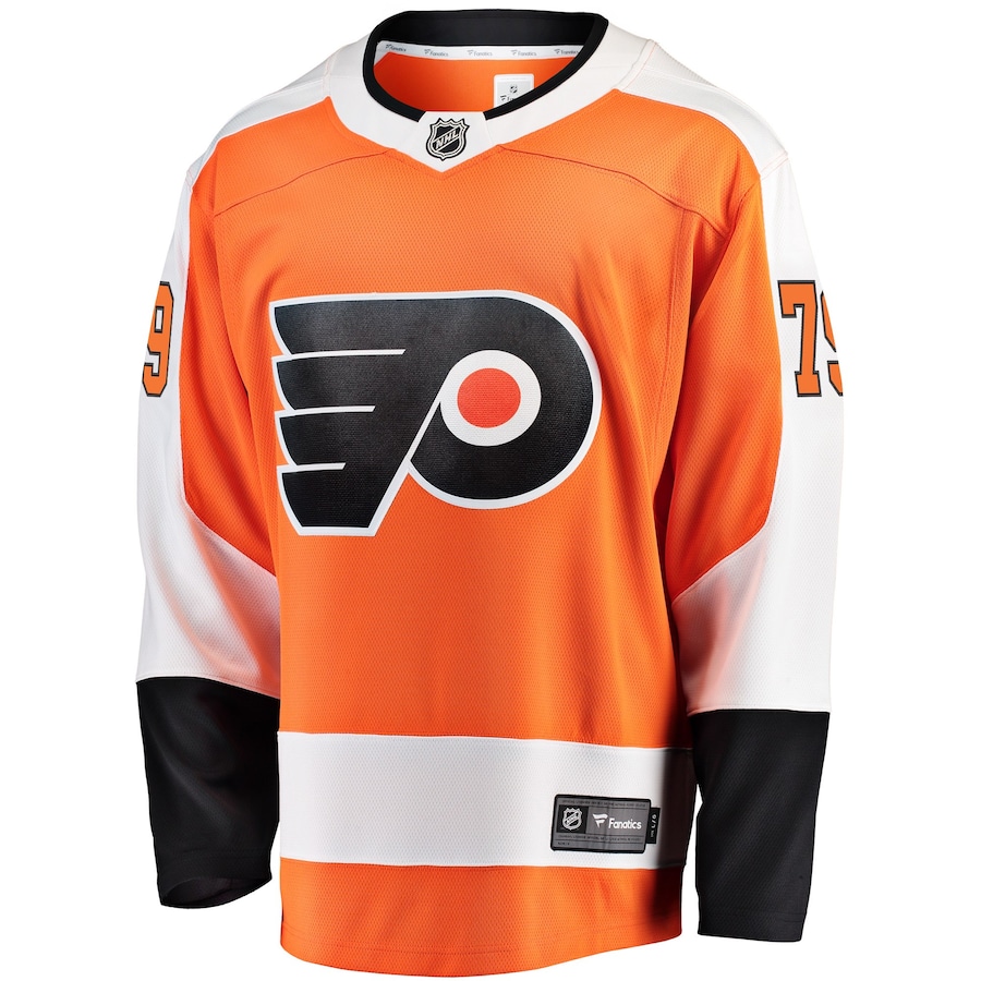 Carter Hart Philadelphia Flyers Home Premier Breakaway Player Jersey