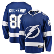 Nikita Kucherov #86 Tampa Bay Lightning NHL Home Breakaway Player Jersey - Blue