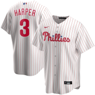 Bryce Harper Philadelphia Phillies Home 2020 Replica Player Jersey - White