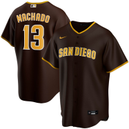Manny Machado San Diego Padres Road 2020 Replica Player Jersey - Brown