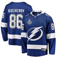 Nikita Kucherov #86 Tampa Bay Lightning NHL 2020 Stanley Cup Final Bound Home Player Breakaway Jersey - Blue