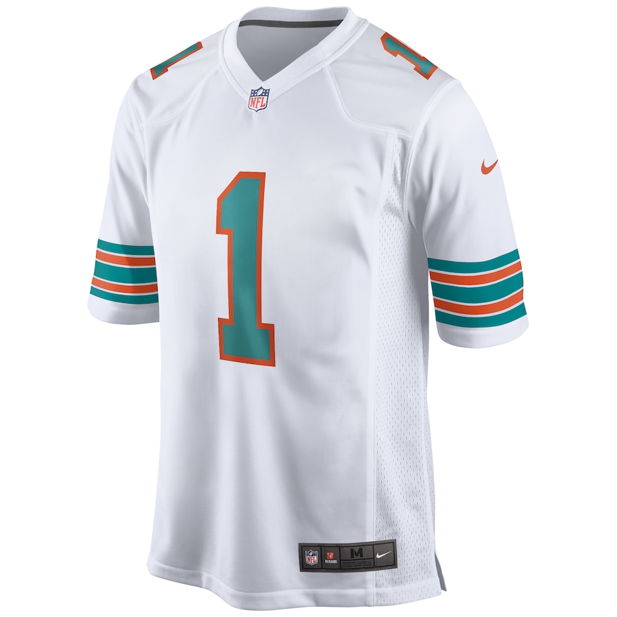 Tua Tagovailoa Miami Dolphins 2nd Alternate Game Jersey - White