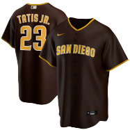 Fernando Tatís Jr. San Diego Padres Road 2020 Replica Player Jersey - Brown