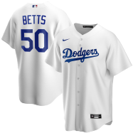 Mookie Betts Los Angeles Dodgers 2020 Home Official Replica Player Jersey - White
