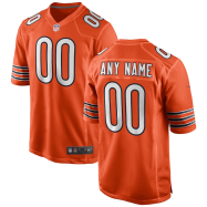 Men's Chicago Bears NFL Nike Orange Alternate Vapor Limited Jersey