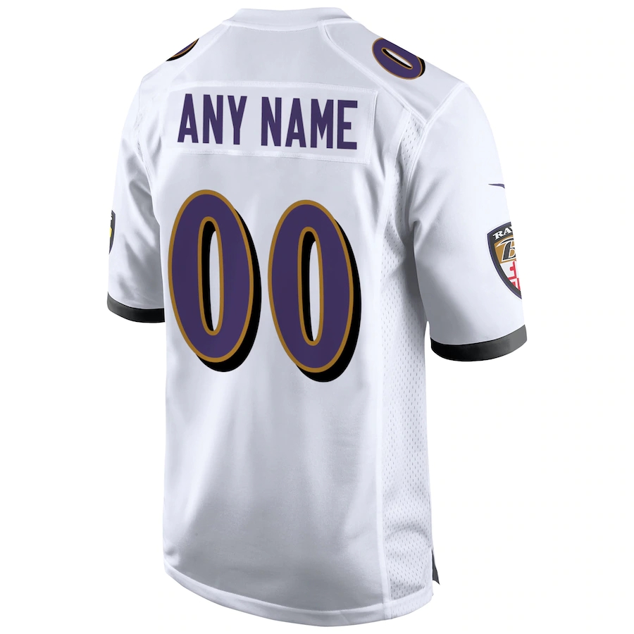 Men's Baltimore Ravens NFL Nike White Vapor Limited Jersey Baltimore