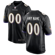 Men's Baltimore Ravens NFL Nike Black Alternate Vapor Limited Jersey