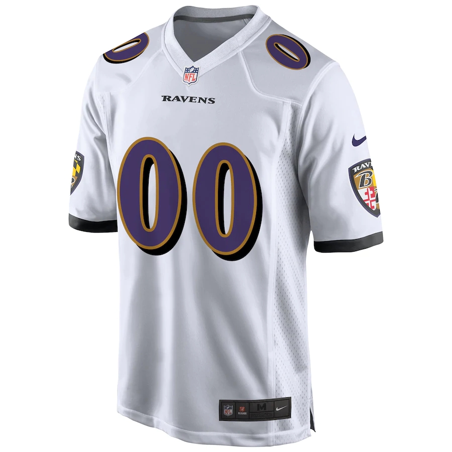 Men's Baltimore Ravens NFL Nike White Vapor Limited Jersey | Baltimore ...