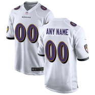 Men's Baltimore Ravens NFL Nike White Vapor Limited Jersey