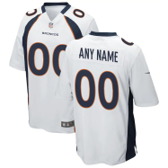 Men's Denver Broncos NFL Nike White Vapor Limited Jersey