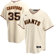 Brandon Crawford San Francisco Giants Nike Home 2020 Replica Player Jersey - Cream