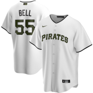 Josh Bell Pittsburgh Pirates Nike Alternate 2020 Replica Player Jersey - White