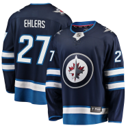Nikolaj Ehlers #27 Winnipeg Jets Fanatics Branded Breakaway Replica Jersey - Navy