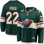 Kevin Fiala #22 Minnesota Wild Fanatics Branded Home Breakaway Player Jersey - Green