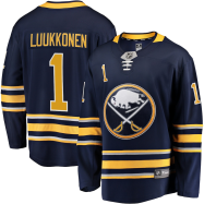 Ukko-Pekka Luukkonen #1 Buffalo Sabres Fanatics Branded Breakaway Team Color Player Jersey - Navy