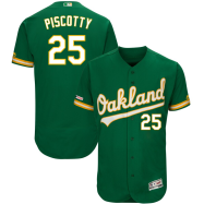 Stephen Piscotty Oakland Athletics Majestic Alternate Flex Base Authentic Collection Player Jersey - Kelly Green