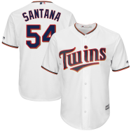 Ervin Santana Minnesota Twins Majestic Home Cool Base Jersey - White