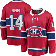 Nick Suzuki #14 Montreal Canadiens Fanatics Branded Home Breakaway Player Jersey - Red