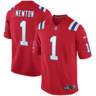 Cam Newton New England Patriots Nike Alternate Game Jersey - Red