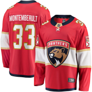 Samuel Montembeault #33 Florida Panthers NHL Breakaway Player Jersey - Red