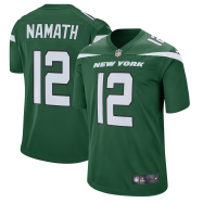Joe Namath New York Jets Nike Retired Player Game Jersey - Gotham Green