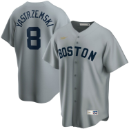 Carl Yastrzemski Boston Red Sox Nike Road Cooperstown Collection Player Jersey - Gray