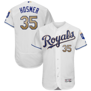 Eric Hosmer Kansas City Royals Majestic 2017 Home Flex Base Authentic Jersey - White