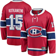 Jesperi Kotkaniemi #15 Montreal Canadiens Fanatics Branded Home Breakaway Player Jersey - Red